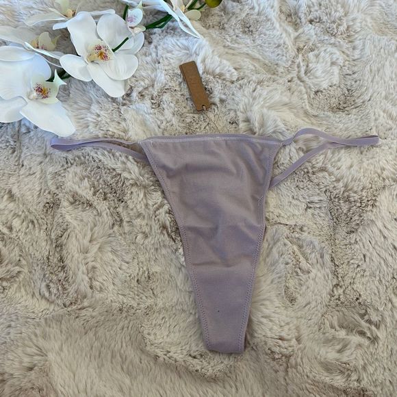 SKIMS T-String Thong Iris Mica Size 3X - Picture 2 of 5